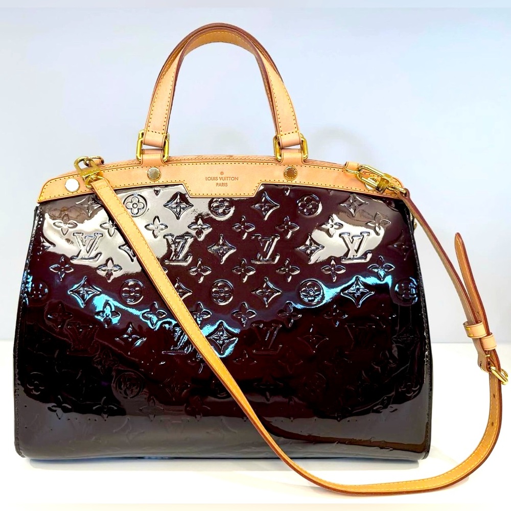 Louis Vuitton Brea GM Vernis Amarante